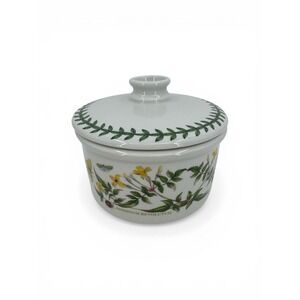 Portmeirion Botanic Garden Yellow Jasmine Individual Casserole with Lid 5"